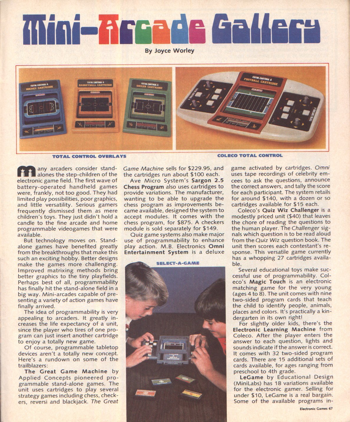 Electronic Games - July 1982