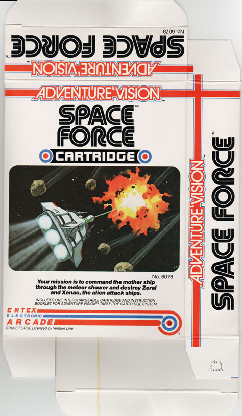 Front of Space Force box.